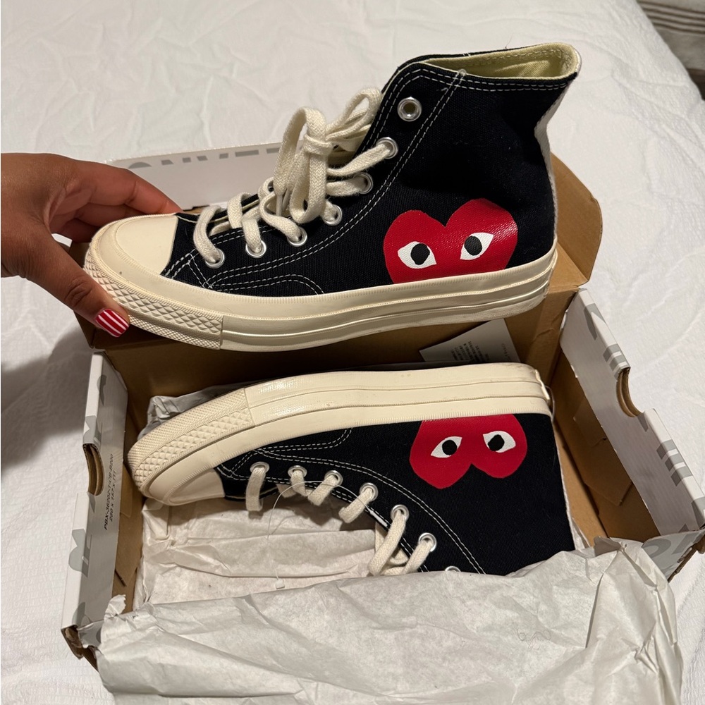 Comme des Garçons PLAY Converse Black High-top